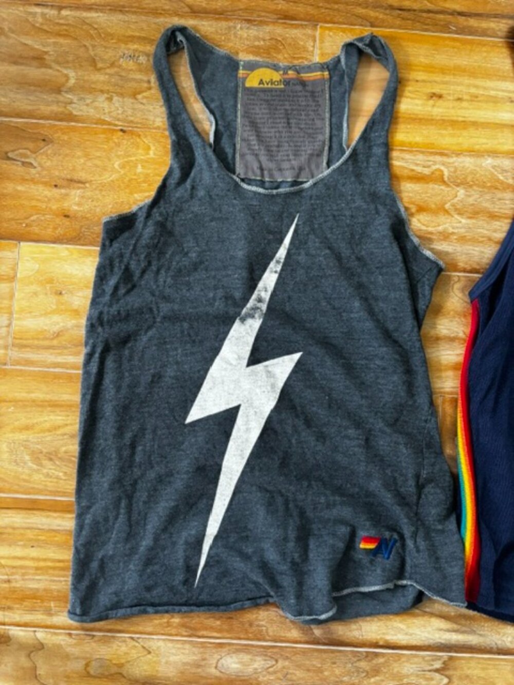 Two Aviator Nation Tank Tops- Medium (M) & Small (S) - Picture 2 of 3